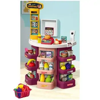 Supermarket with toy cash საბავშვო ფუნქციური დახლი-მაღაზია, 19 image