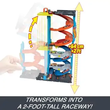 Hot wheels City Transforming Race Tower HKX43 - ჰოთ ვილსის ტრასა, 7 image