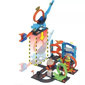Hot Wheels City T-Rex Chomp Down TVD საბავშვო სათამაშო ტრასა, 5 image