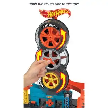 Hot Wheels HDP02 City Super Twist Tire Shop Playset საბავშვო სათამაშო ტრასა, 5 image