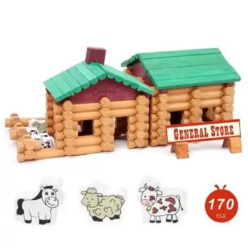 Wooden Educational Farm House - ხის განსავითარებელი სათამაშო სახლი, 3 image