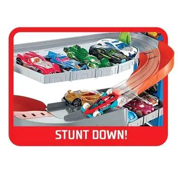 Hot Wheels City Stunt Garage Play Set საბავშვო სათამაშო ტრასა, 5 image