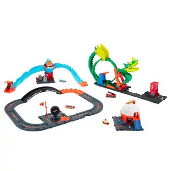 Hot Wheels City Bundle with 4 Playsets & Cars საბავშვო სათამაშო ტრასა, 2 image