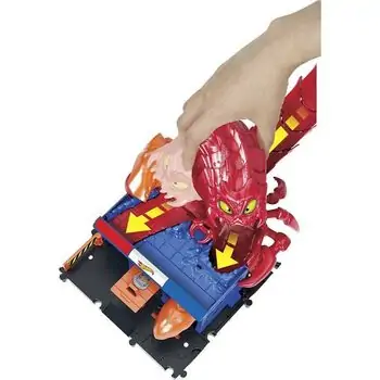 Hot Wheels City Scorpion Flex Attack MTL-HDR29 საბავშვო სათამაშო ტრასა, 7 image