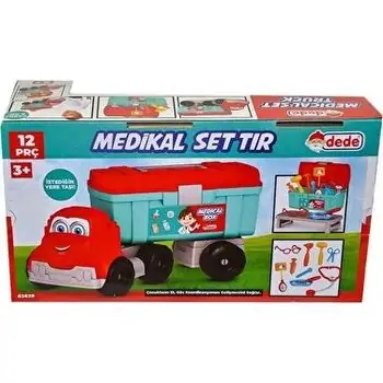 Dede Medical Set Truck 03829 სათამაშო საექიმო ნაკრები, 4 image
