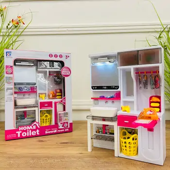 Home Toilet Shower Room Set - სათამაშო აბაზანის კომპლექტი, 3 image