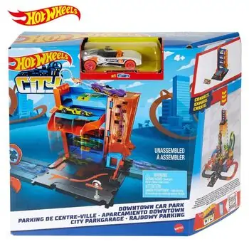 Hot Wheels City Downtown Car Park Playset ჰოთ ვილსის ტრასა, 3 image