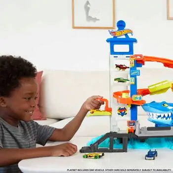 Hot Wheels HDP06 Attacking Shark Escape Playset საბავშვო სათამაშო ტრასა, 3 image