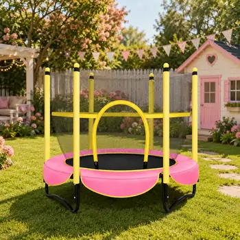 Metal & Plastic Trampoline 140cm 5FT - ბატუტი