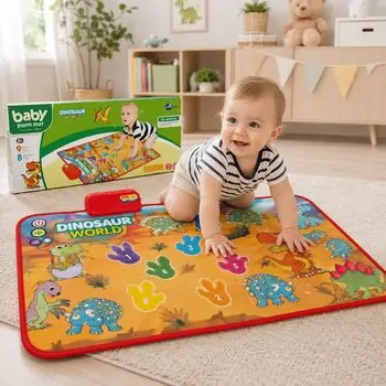 Baby Piano Red  Mat  -  სათამაშო განსავითარებელი ხალიჩა