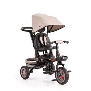 Byox Tricycle Explore Beige, Purple სასეირნო ველო-ეტლი, 2 image