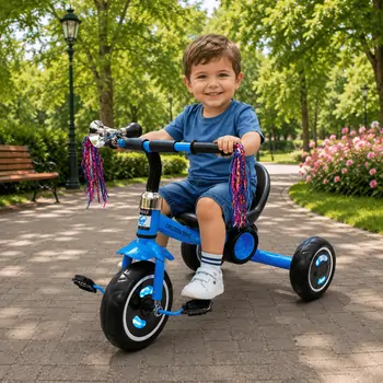 Tricycle Corsa Blue - სამთვლიანი ველოსიპედი