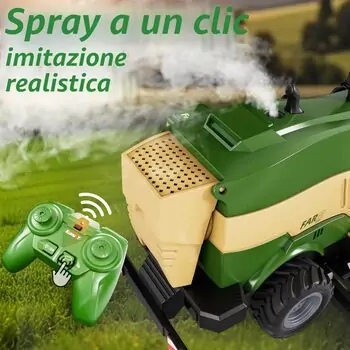 Remote Control Tractor and Corn Shredder with Spray, Lights & Sound- დისტანციურად მართვადი ტრაქტორი, 2 image