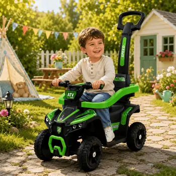 Tiger Ride On Car Green - გადსაჯდომი მანქანა