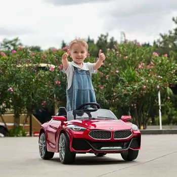 BMW Z4 Electric Car Painting Red - ელექტრო მანქანა, 10 image