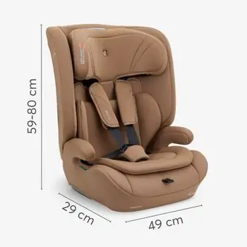 KikkaBoo 76-150 cm i-Flow Mocha - მანქანის სავარძელი (ქარსითი), 10 image