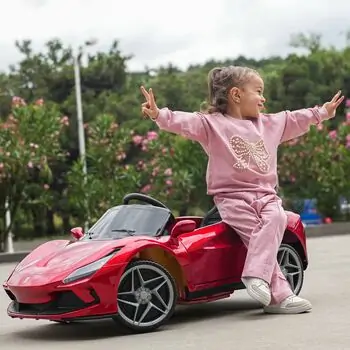 Ferrari F8 Car Painted Red - ელექტრო მანქანა, 4 image
