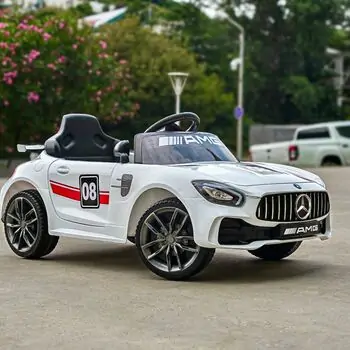 Mercedes Benz GTR Car White - ელექტრო მანქანა, 9 image