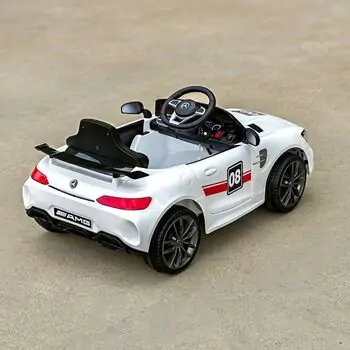 Mercedes Benz GTR Car White - ელექტრო მანქანა, 7 image