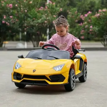 Lamborghini Aventador Yellow - ელექტრო მანქანა, 3 image