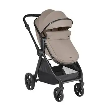 KikkaBoo Eloe 3 In 1 Dark Beige - საბავშვო ეტლის კომპლექტი, 7 image
