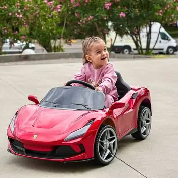 Ferrari F8 Car Painted Red - ელექტრო მანქანა, 2 image