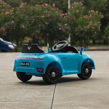 Porsche 911 Electric Car Blue - ელექტრო მანქანა, 8 image
