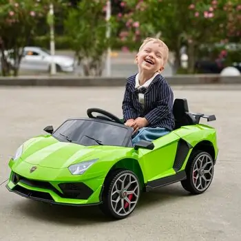 Lamborghini Aventador Green - ელექტრო მანქანა