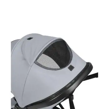 KikkaBoo Jean 3 In 1 Dark Grey - საბავშვო ეტლის კომპლექტი, 10 image