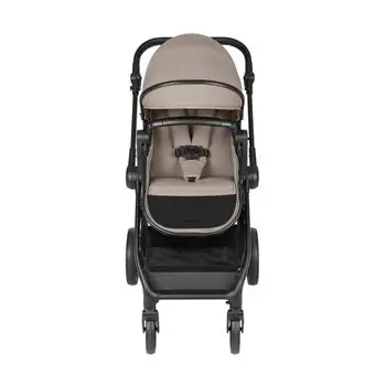 KikkaBoo Eloe 3 In 1 Dark Beige - საბავშვო ეტლის კომპლექტი, 12 image