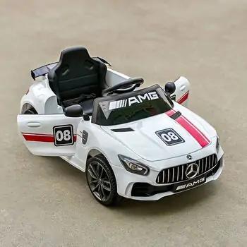 Mercedes Benz GTR Car White - ელექტრო მანქანა, 4 image
