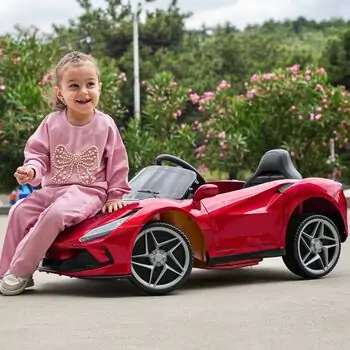 Ferrari F8 Car Painted Red - ელექტრო მანქანა, 10 image