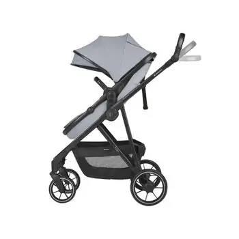 KikkaBoo Jean 3 In 1 Dark Grey - საბავშვო ეტლის კომპლექტი, 2 image