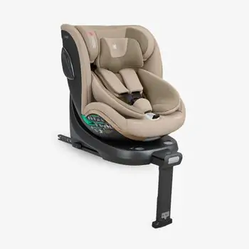 KikkaBoo i-Twist i-Size 2026 Sand - მანქანის სავარძელი (ქარსითი)