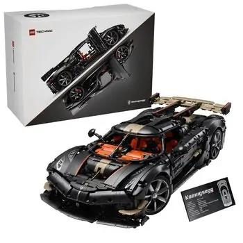 Lego Technic 42232 Koenigsegg Sadair's Spear Megacar