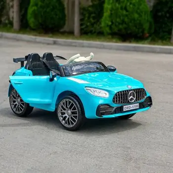 Mercedes Benz Racing Car Gulf Blue - ელექტრო მანქანა, 3 image