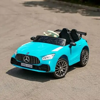 Mercedes Benz Racing Car Gulf Blue - ელექტრო მანქანა, 4 image