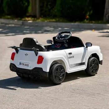 Mini Cooper Car White - ელექტრო მანქანა, 3 image