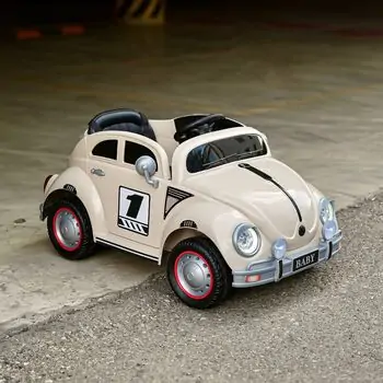 Vintage Baby Car White - ელექტრო მანქანა