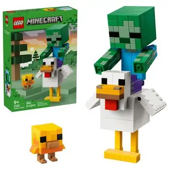 Lego Minecraft 21582 Chicken Jockey [CLONE]