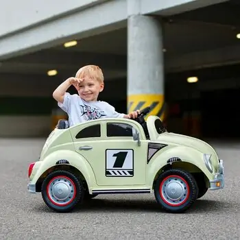 Vintage Baby Car Candy Green - ელექტრო მანქანა, 11 image