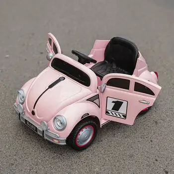 Vintage Baby Car Candy Pink - ელექტრო მანქანა, 4 image