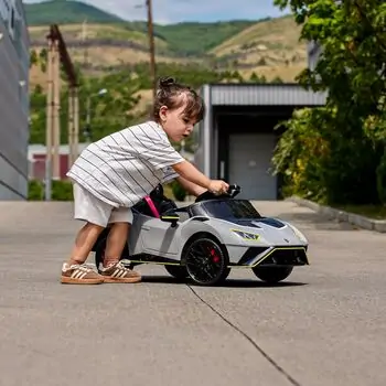 Lamborghini Licensed Car Grey - ელექტრო მანქანა