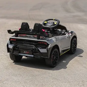 Lamborghini Licensed Car Grey - ელექტრო მანქანა, 4 image