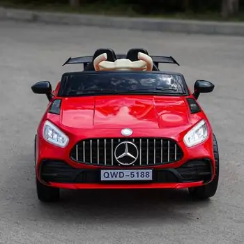 Mercedes Benz Racing Car Red - ელექტრო მანქანა, 6 image