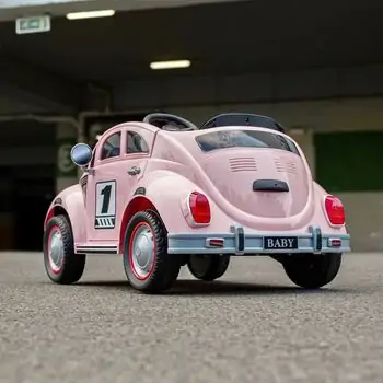 Vintage Baby Car Candy Pink - ელექტრო მანქანა, 6 image