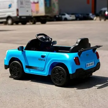 Mini Cooper Car Blue - ელექტრო მანქანა, 11 image