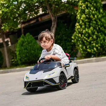 Lamborghini Licensed Car Grey - ელექტრო მანქანა, 4 image