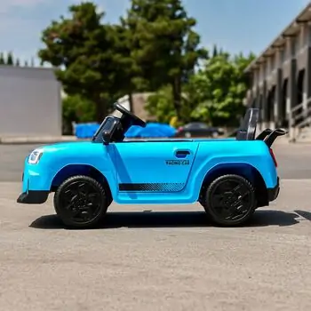 Mini Cooper Car Blue - ელექტრო მანქანა, 9 image