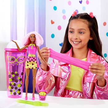 Barbie Pop Reveal Doll with Pink Hair- თოჯინა ვარდისფერი თმით, 7 image